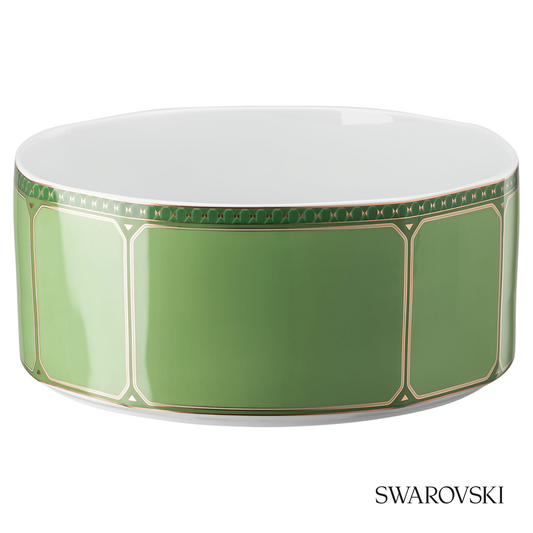Swarovski Signum serving bowl, Large, Green – item 5634386