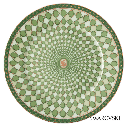 Swarovski Signum bread plate, Green – item 5635495