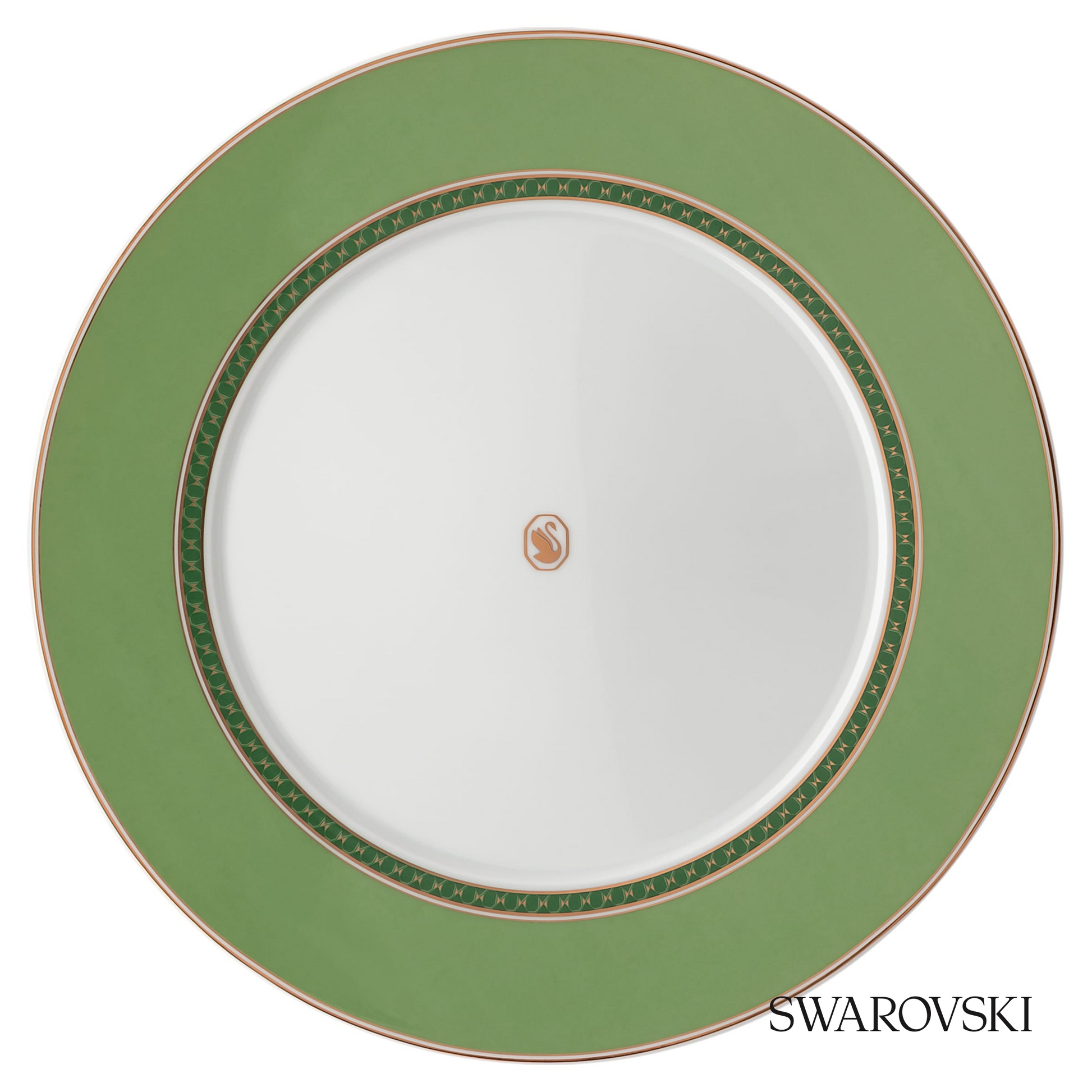 Swarovski Signum dinner plate, Green – item 5635500