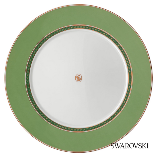 Swarovski Signum dinner plate, Green – item 5635500