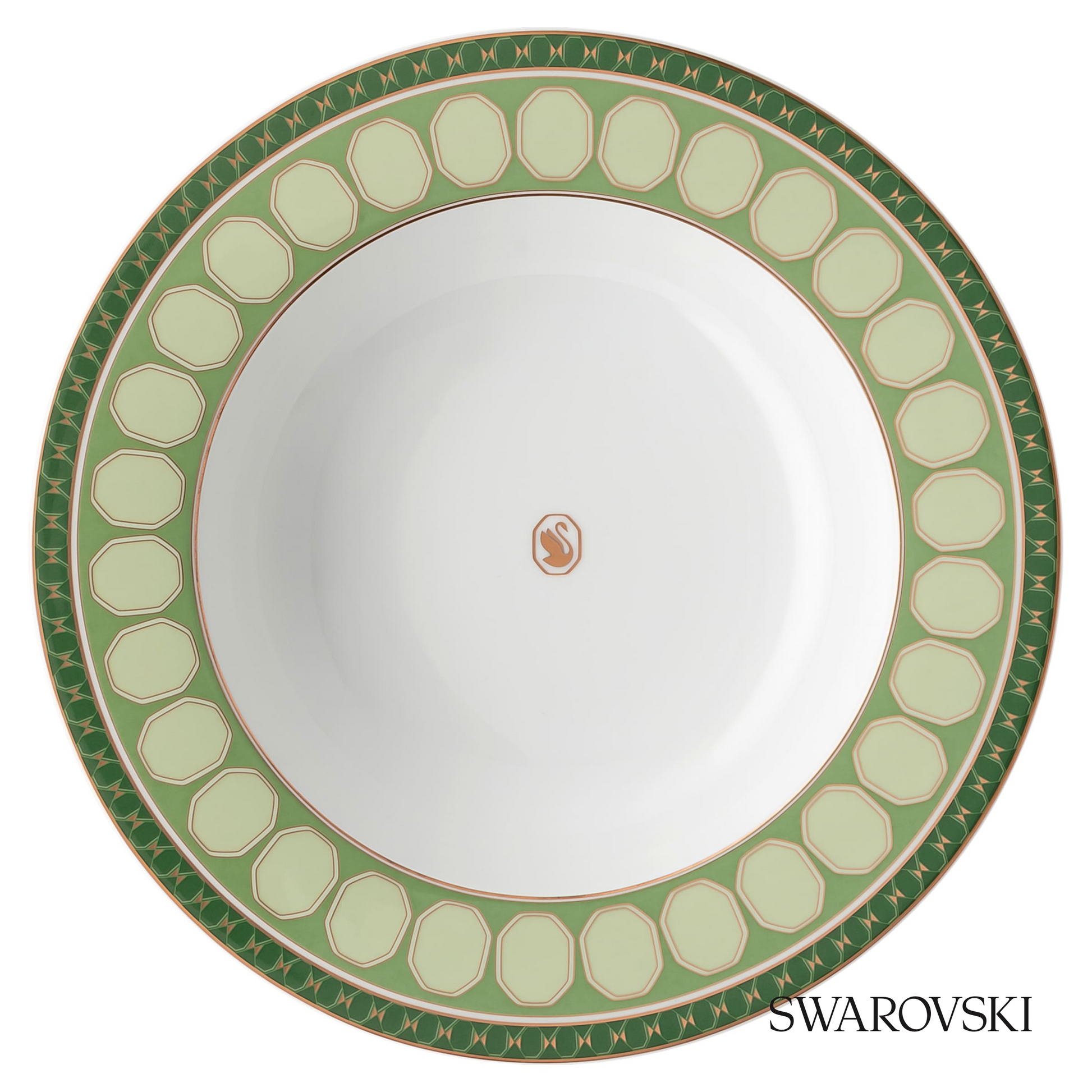 Swarovski Signum soup plate, Green – item 5635525