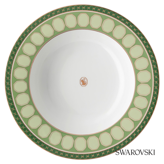 Swarovski Signum soup plate, Green – item 5635525