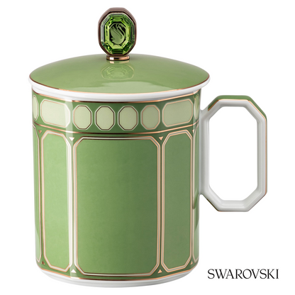 Swarovski Signum mug with lid, Green – item 5635532