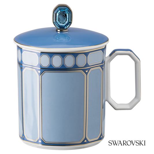 Swarovski Signum mug with lid, Blue – item 5635534