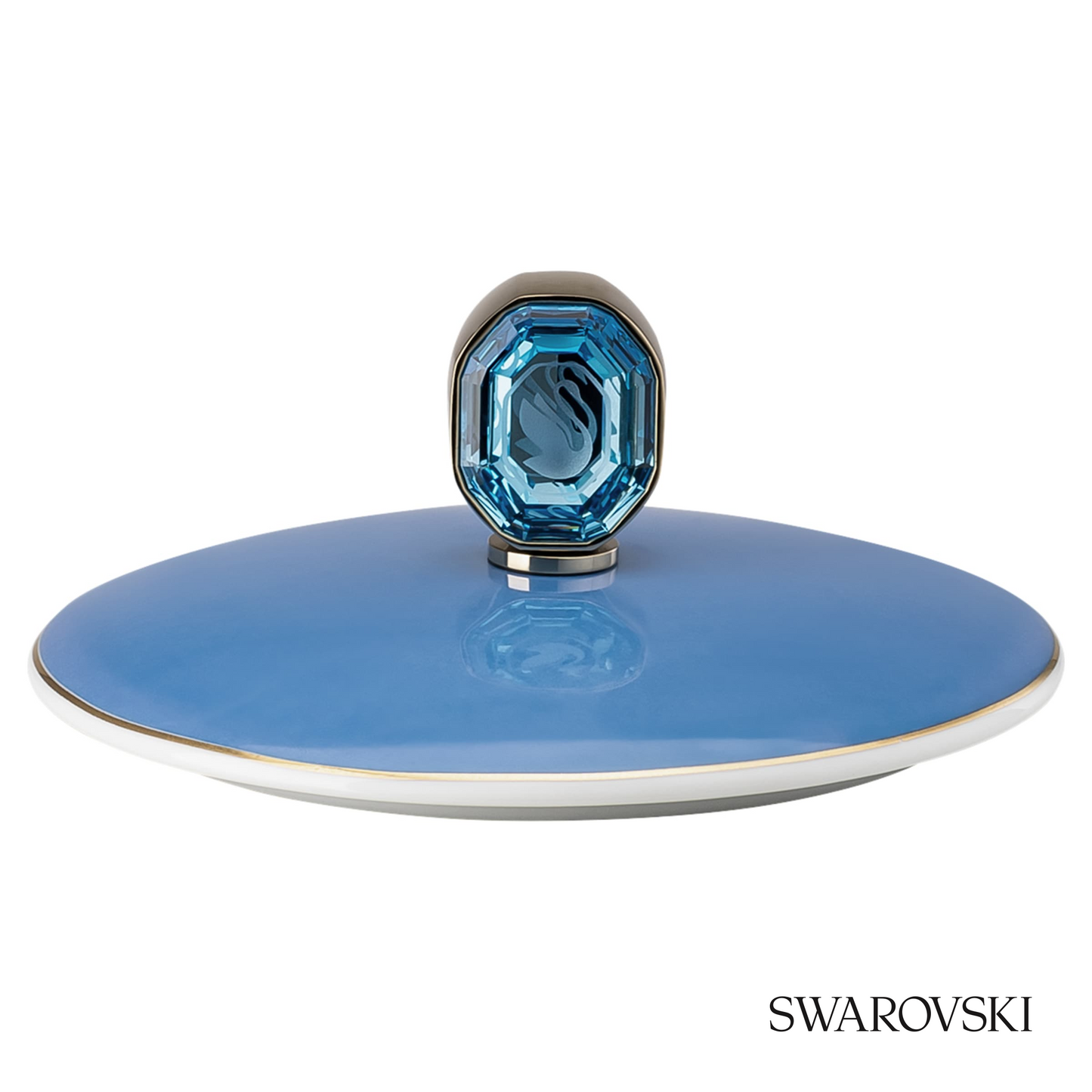 Swarovski Signum mug with lid, Blue – item 5635534 image 4