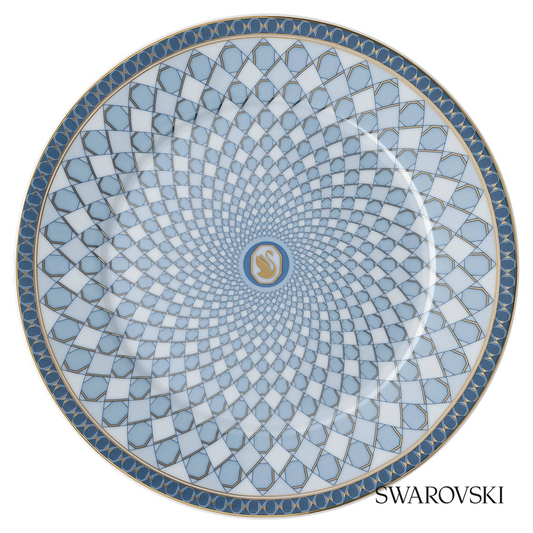 Swarovski Signum bread plate, Blue – item 5635535