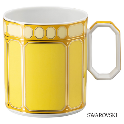 Swarovski Signum mug with lid, Yellow – item 5635536 image 2