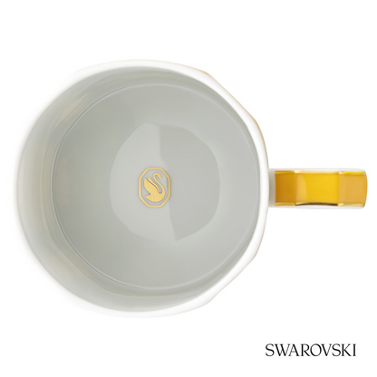 Swarovski Signum mug with lid, Yellow – item 5635536 image 3
