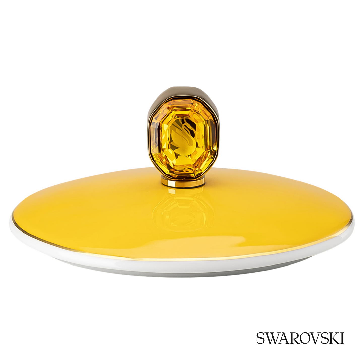 Swarovski Signum mug with lid, Yellow – item 5635536 image 4
