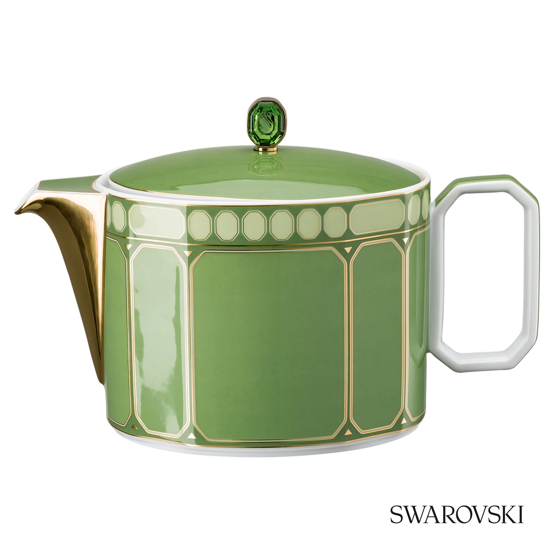 Swarovski Signum teapot, Large, Green – item 5635538