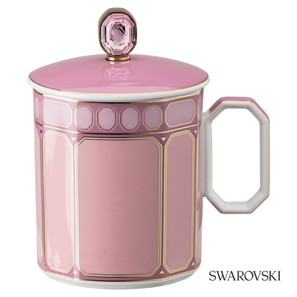 Swarovski Signum mug with lid, Pink – item 5635539