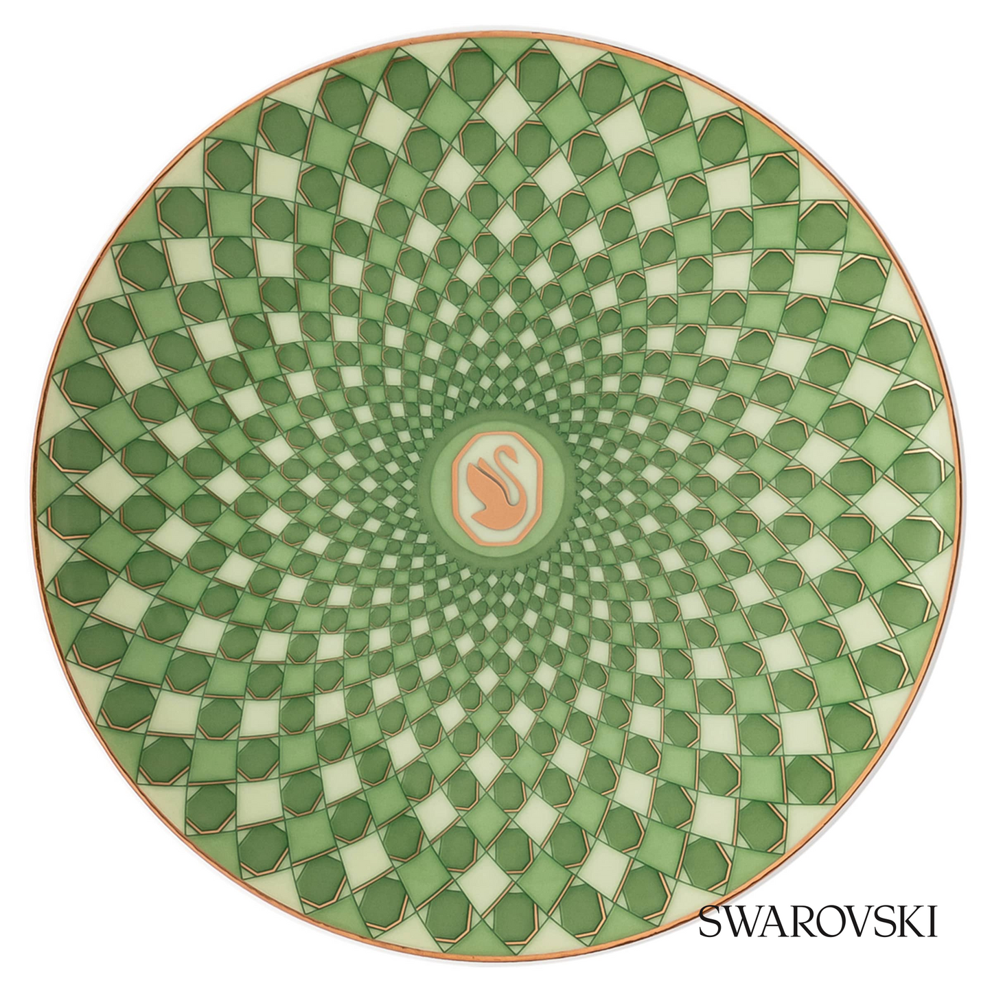 Swarovski Signum plate, Small, Green – item 5635545