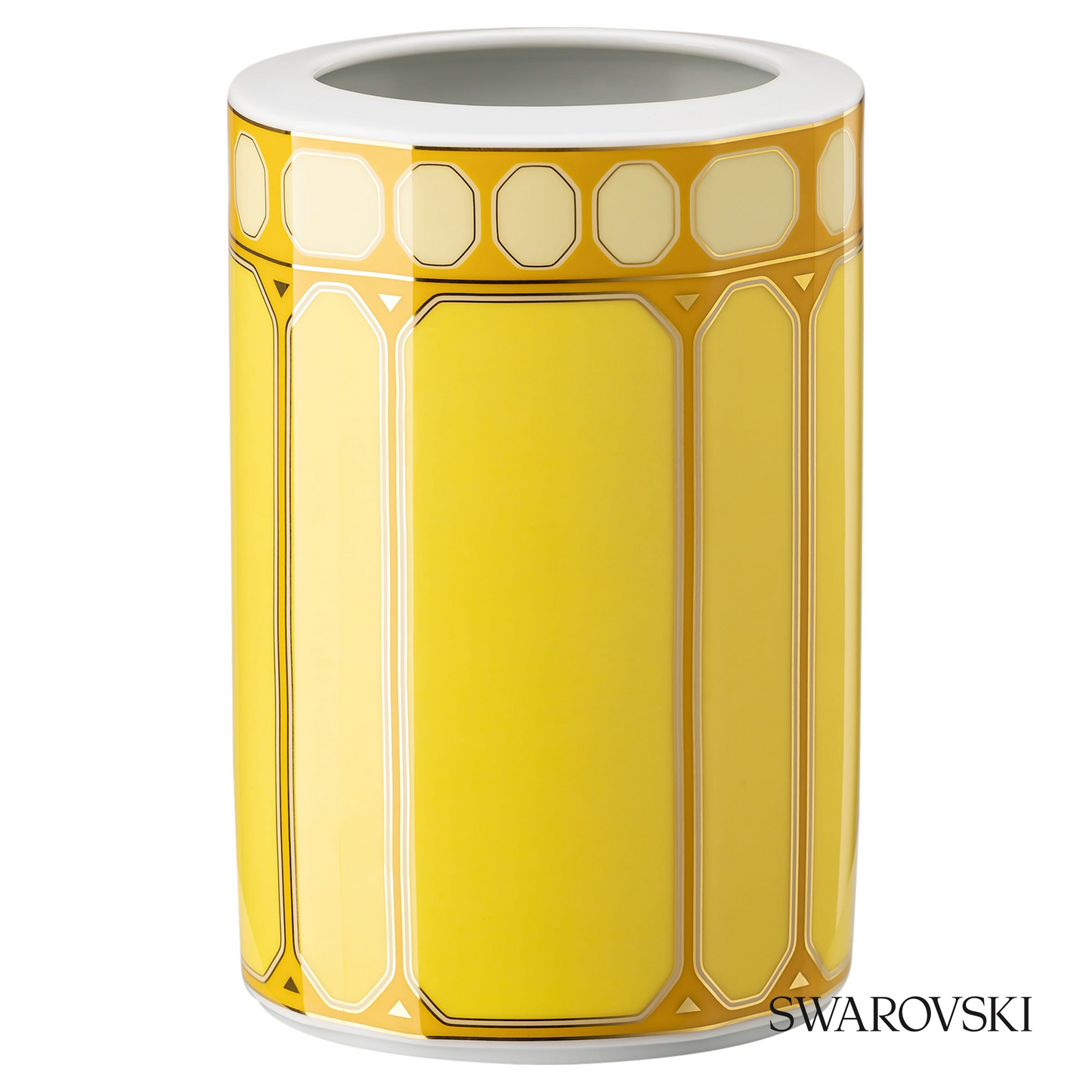 Swarovski Signum vase, Medium, Yellow – item 5635550