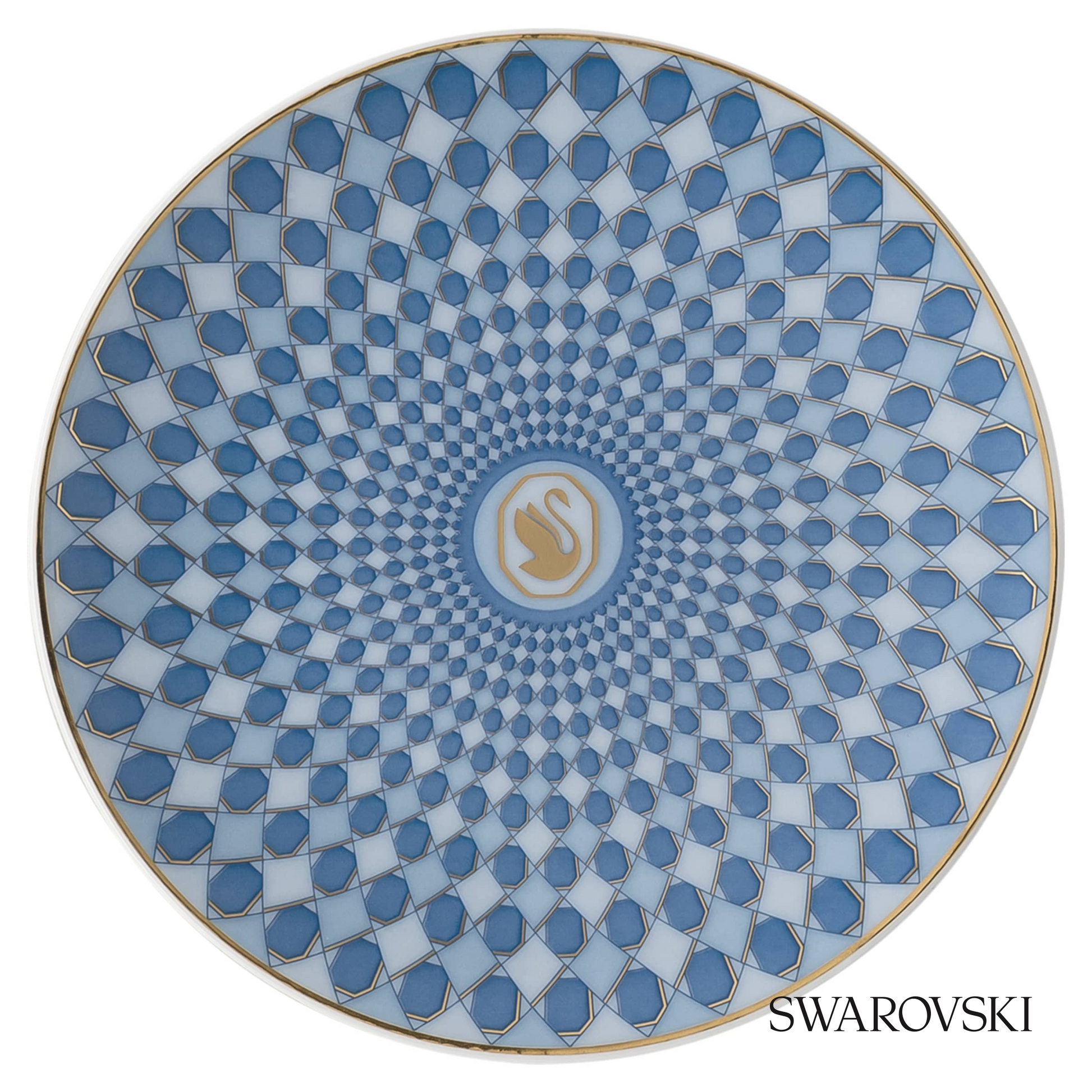 Swarovski Signum plate, Small, Blue – item 5635553