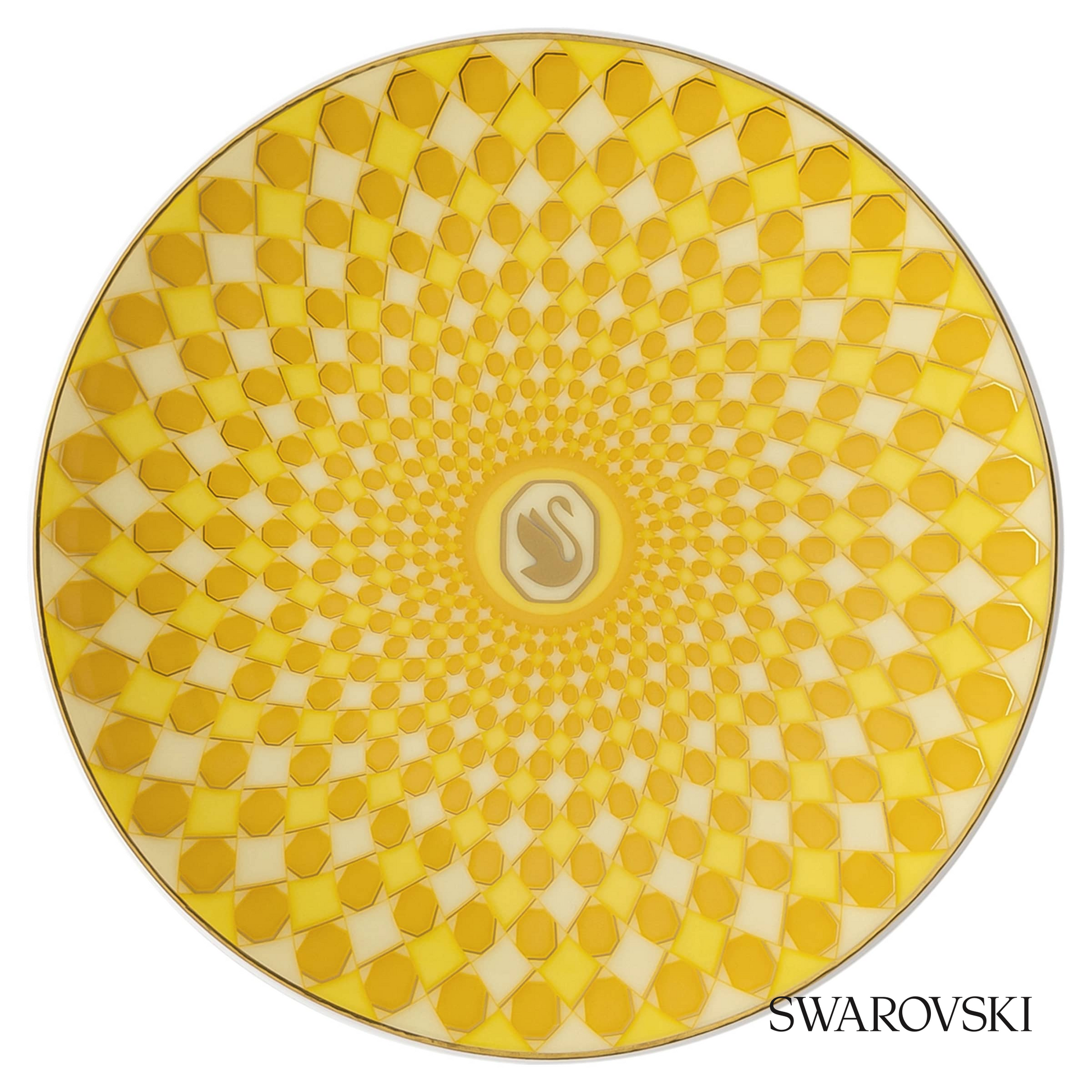 Swarovski Signum plate, Small, Yellow – item 5635554