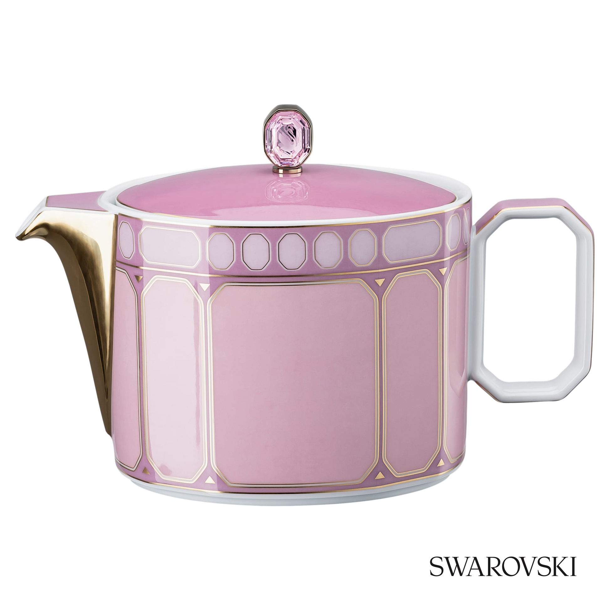 Swarovski Signum teapot, Small, Pink – item 5635566