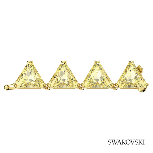 Matrix extender, Triangle cut, Yellow, 18K gold finish – item 5635623