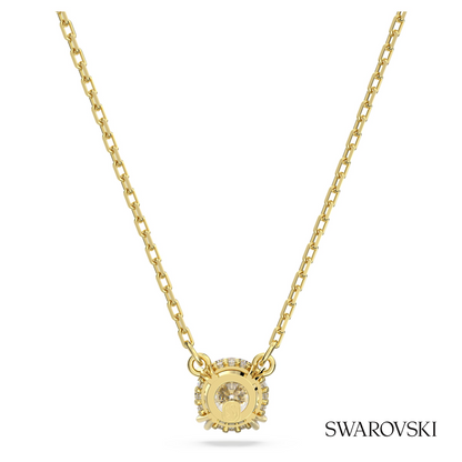 Swarovski Stilla pendant, Round cut, White, 18K gold finish – item 5636703 image 4