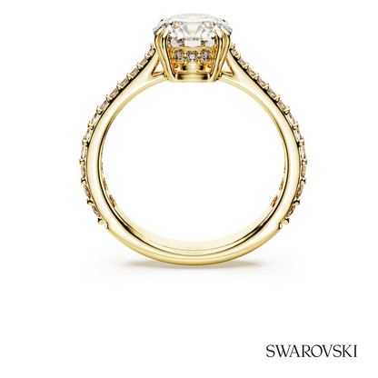 Swarovski Stilla cocktail ring, Round cut, Pave, White – item 5638530 image 3