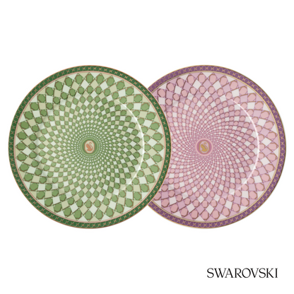 Swarovski Signum plate set, Medium, Multicolored – item 5640061