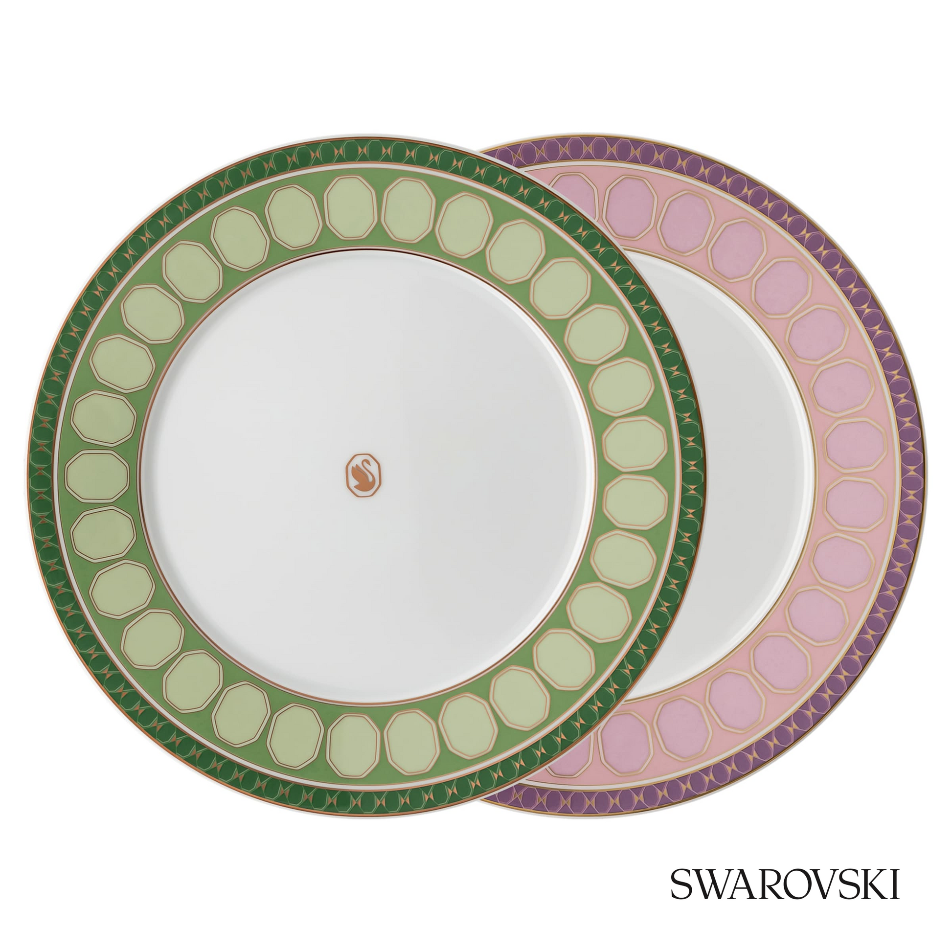 Swarovski Signum plate set, Medium, Multicolored – item 5640062