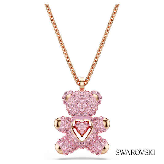 Teddy pendant, Bear, Pink, 18K rose gold finish – item 5642976