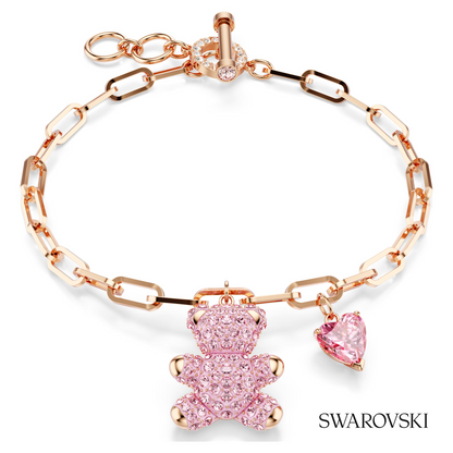 Teddy bracelet, Bear, Pink, 18K rose gold finish – item 5642978