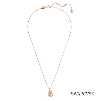 Swarovski Swan pendant, Swan, Small, White, 18K rose gold – item 5647555 image 2