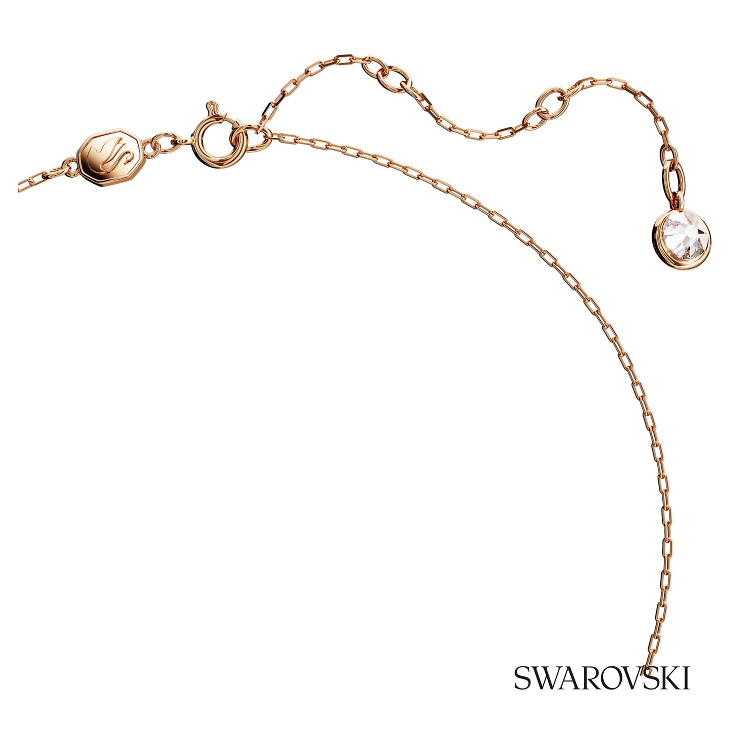 Swarovski Swan pendant, Swan, Small, White, 18K rose gold – item 5647555 image 3