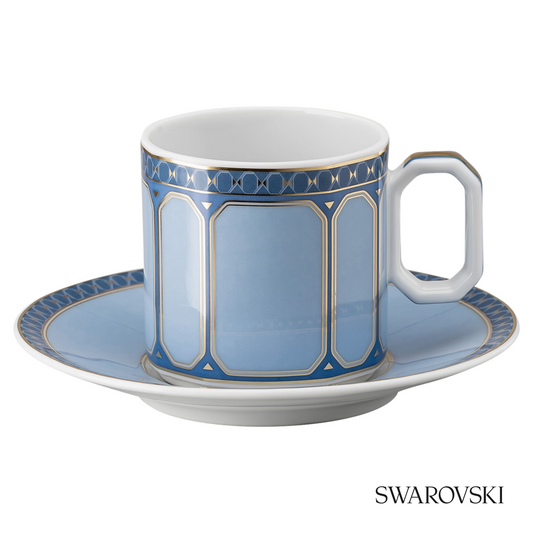 Swarovski Signum espresso cup set, Blue – item 5648501