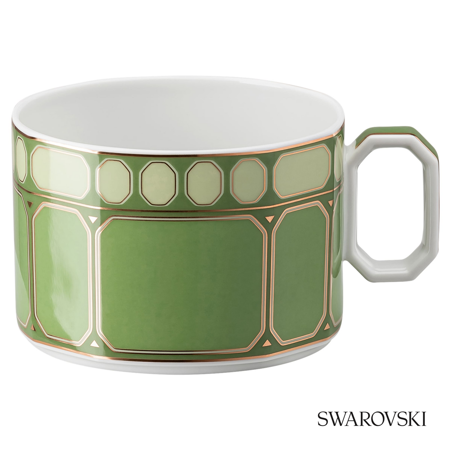 Swarovski Signum teacup with saucer, Green – item 5648532 image 2