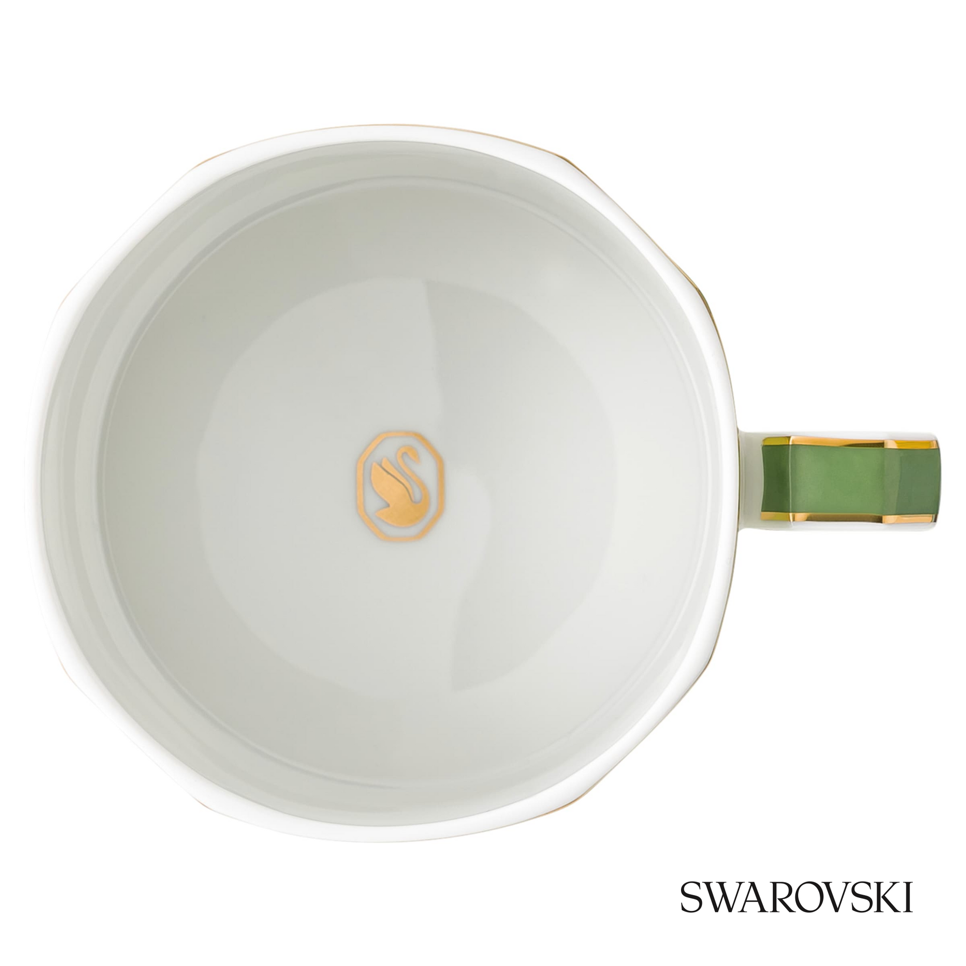 Swarovski Signum teacup with saucer, Green – item 5648532 image 3