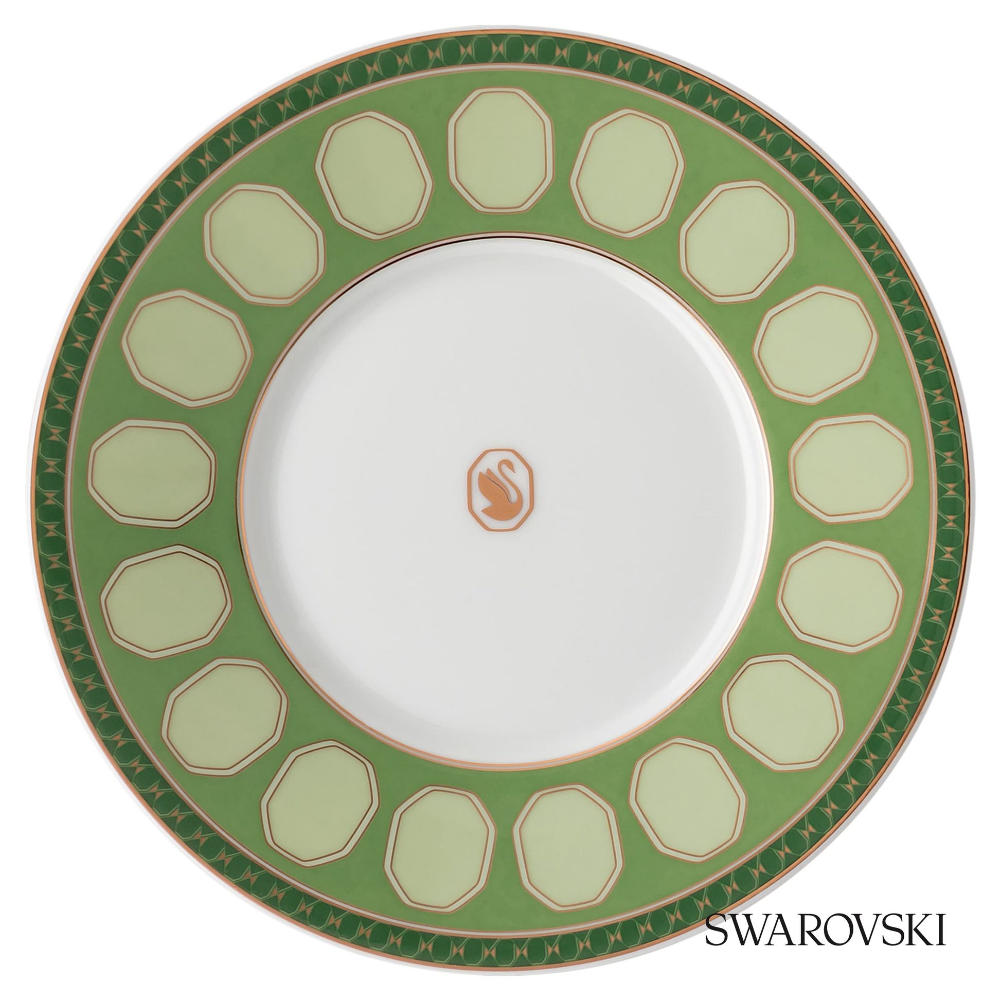 Swarovski Signum teacup with saucer, Green – item 5648532 image 4