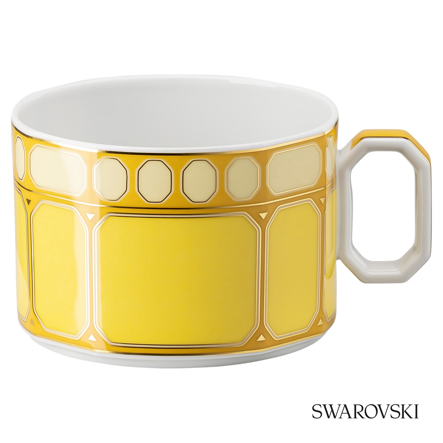 Swarovski Signum teacup with saucer, Yellow – item 5648536 image 2