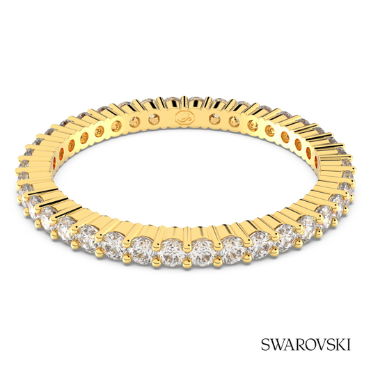 Matrix Vittore ring, Round cut, White, 18K gold finish – item 5655703