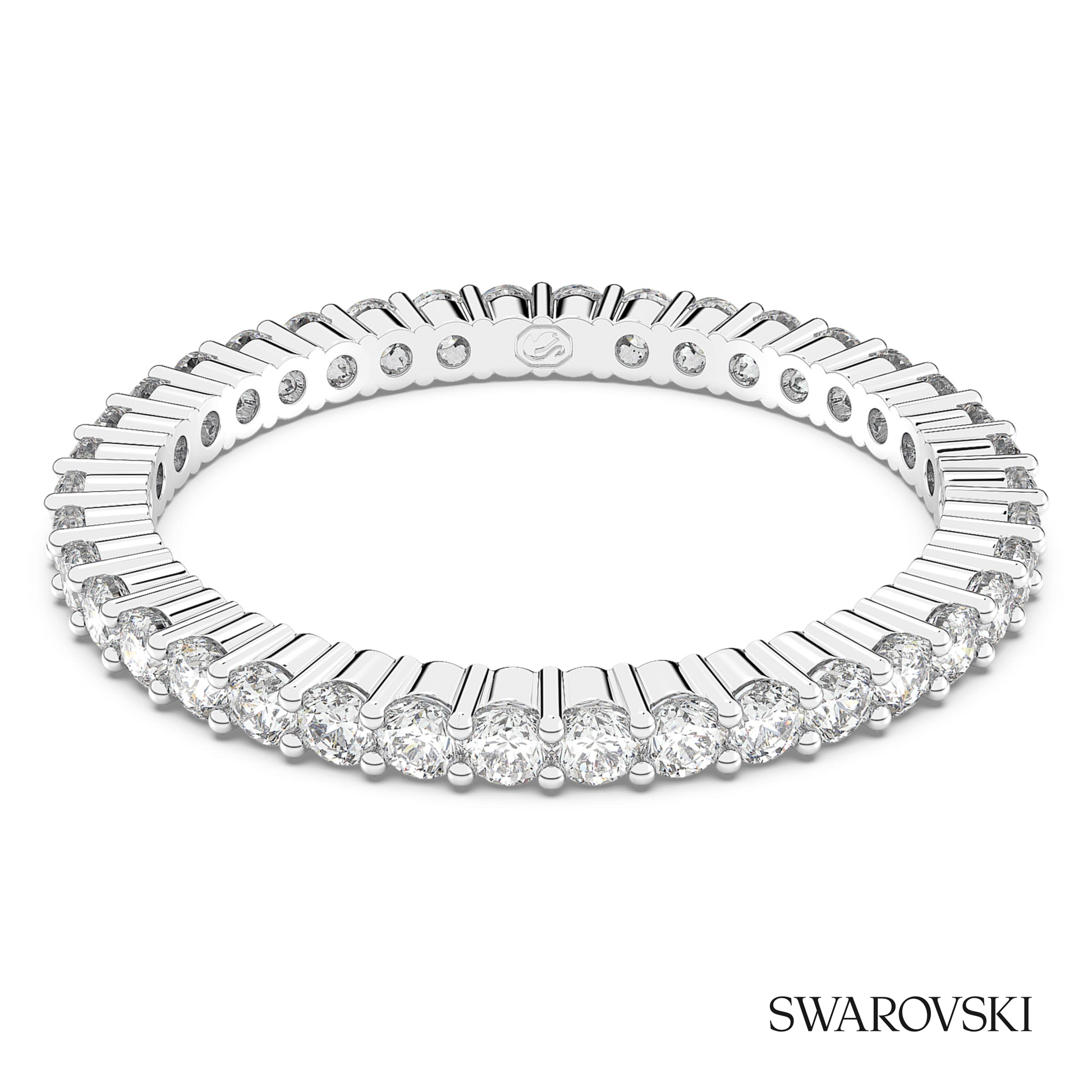 Swarovski Matrix Vittore ring, Round cut, White – item 5655705