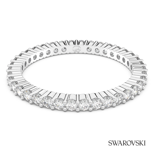 Swarovski Matrix Vittore ring, Round cut, White – item 5655705