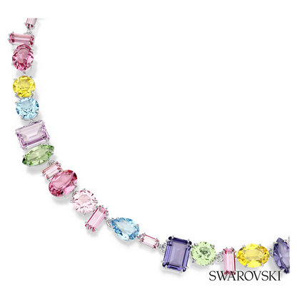 Swarovski Gema necklace, Mixed cuts, Multicolored, Rhodium – item 5656397 image 2