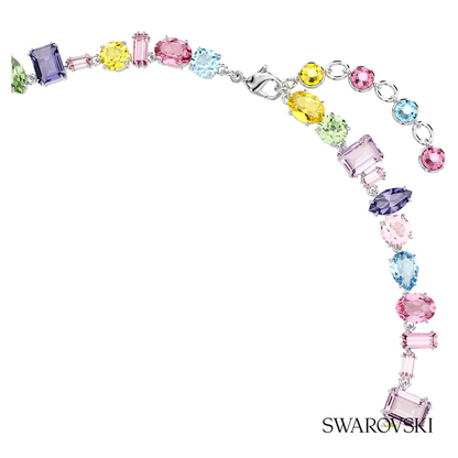 Swarovski Gema necklace, Mixed cuts, Multicolored, Rhodium – item 5656397 image 3