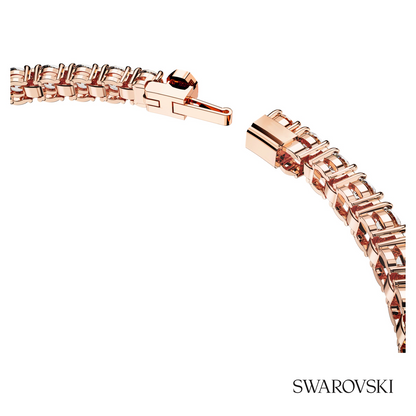 Swarovski Matrix Tennis bracelet, Round cut, White, 18K – item 5657657 image 3