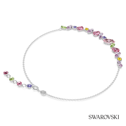 Swarovski Gema necklace, Mixed cuts, Multicolored, Rhodium – item 5658398 image 4