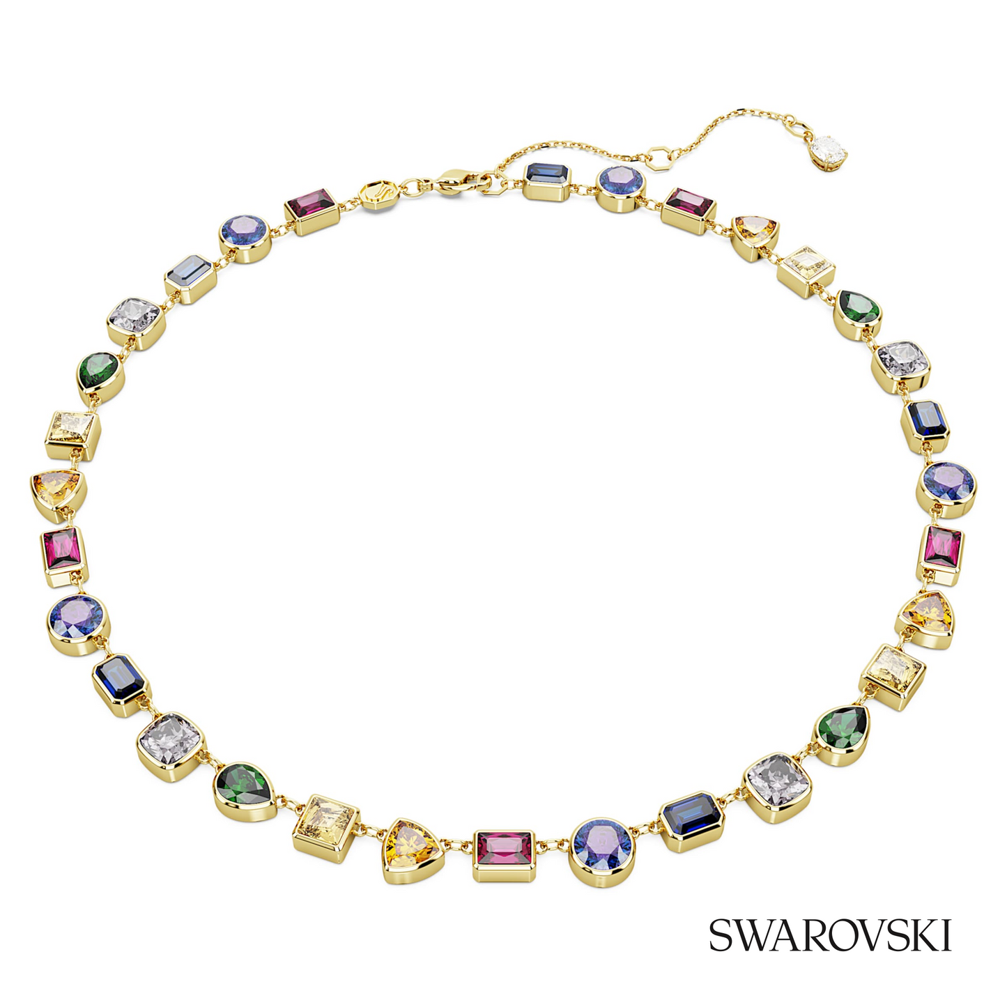 Swarovski Imber necklace, Mixed cuts, Multicolored, 18K – item 5662915