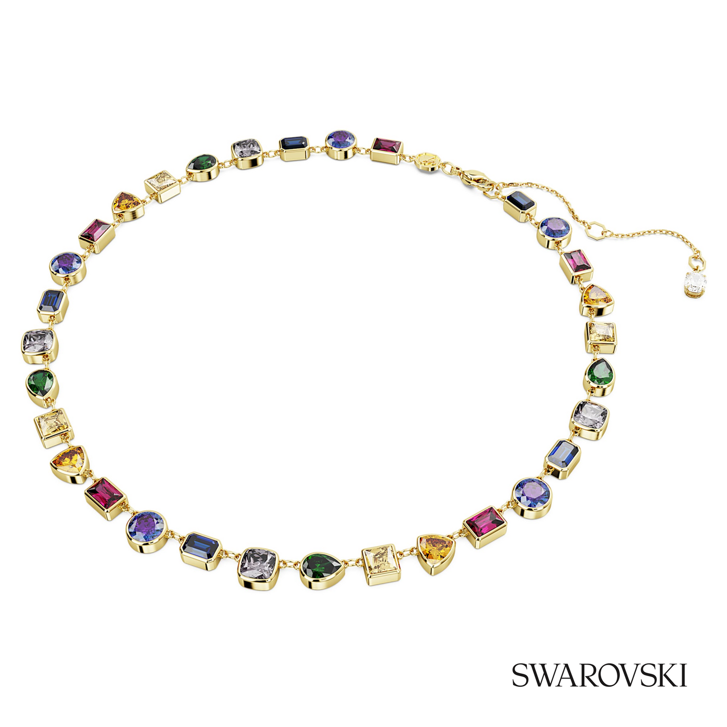 Swarovski Imber necklace, Mixed cuts, Multicolored, 18K – item 5662915 image 2