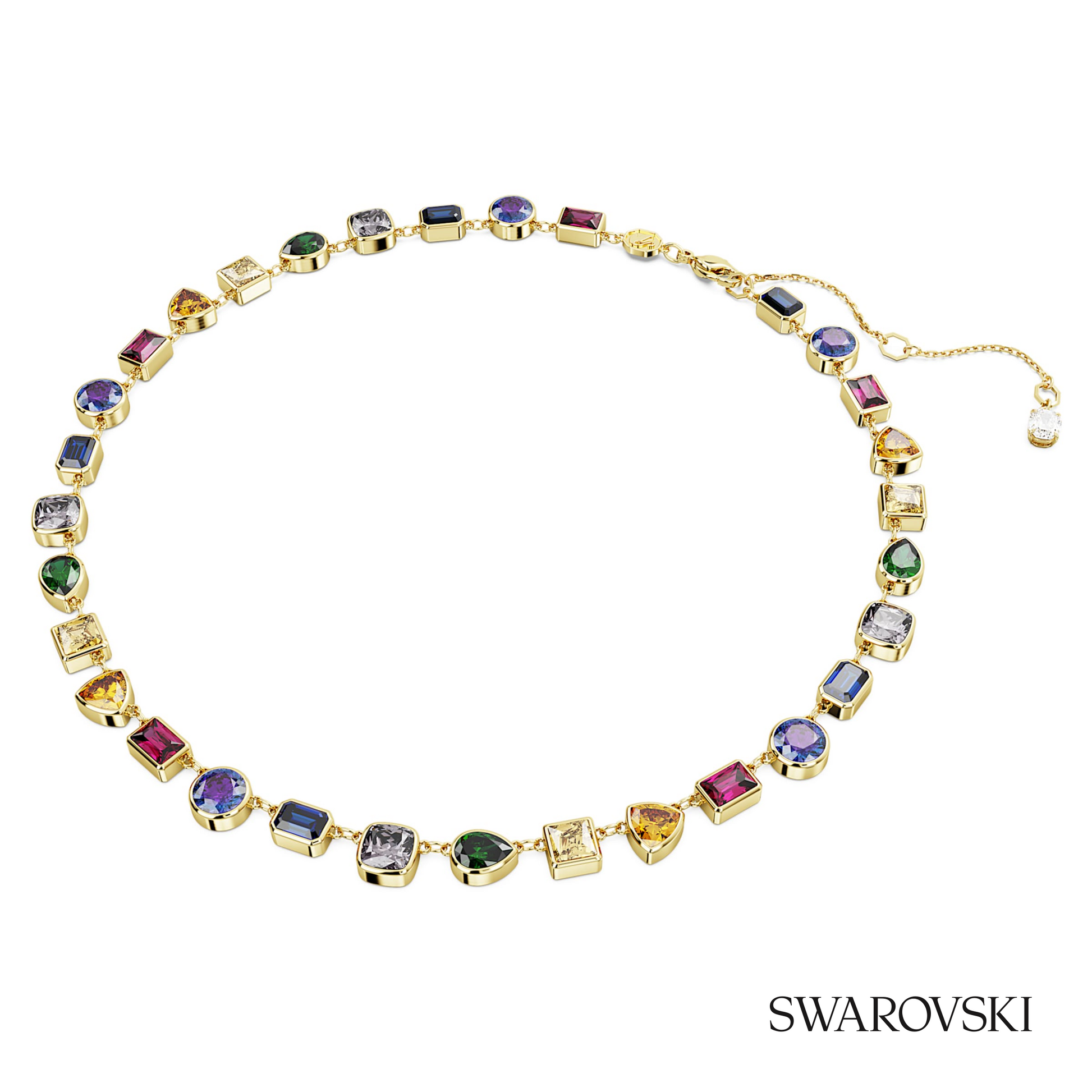 Swarovski Imber necklace, Mixed cuts, Multicolored, 18K – item 5662915 image 2