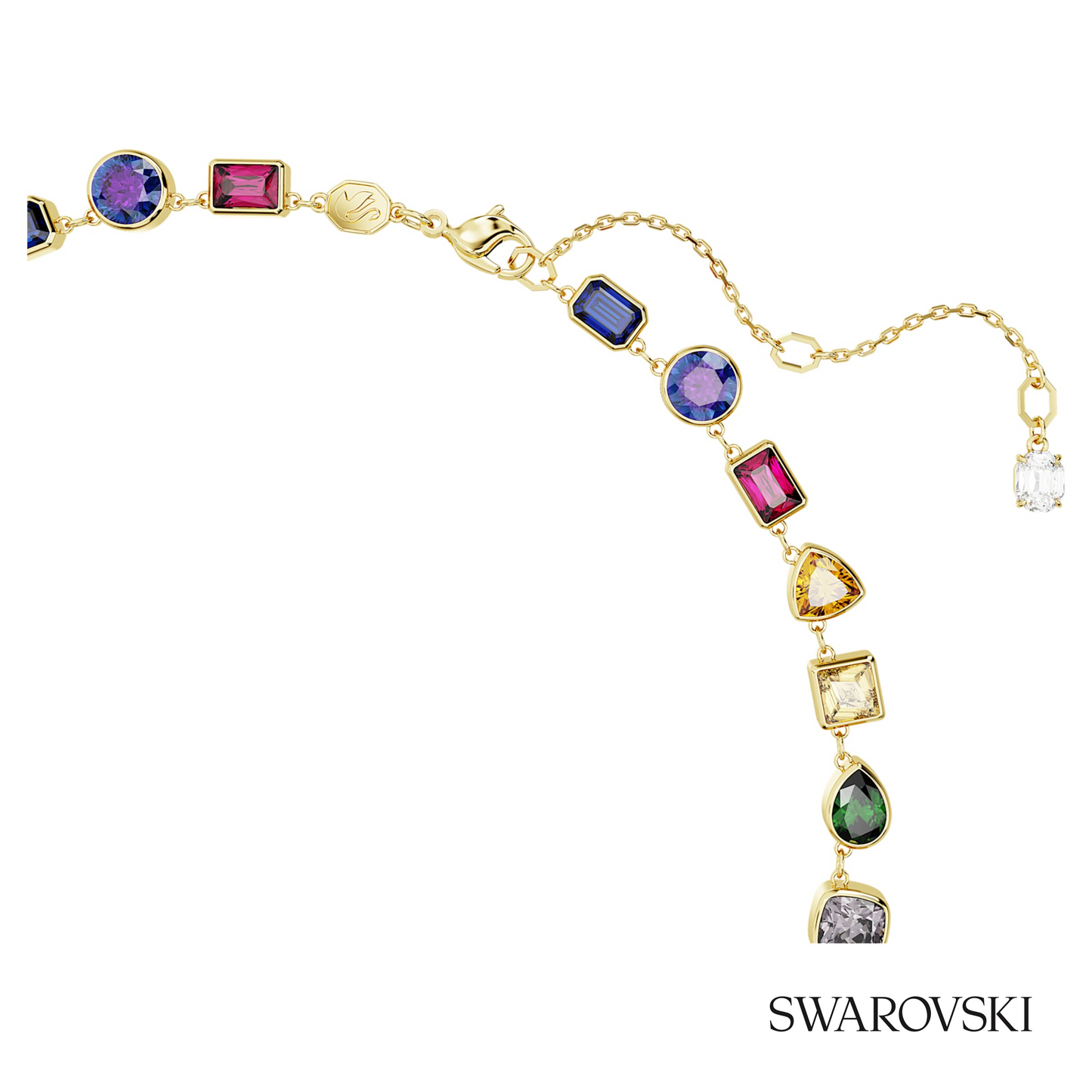 Swarovski Imber necklace, Mixed cuts, Multicolored, 18K – item 5662915 image 3