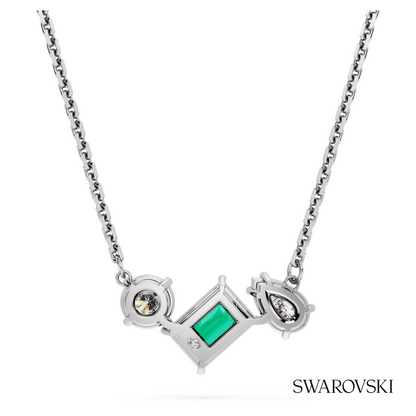 Swarovski Mesmera pendant, Mixed cuts, Green, Rhodium – item 5668278 image 4