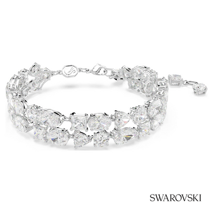 Swarovski Mesmera bracelet, Mixed cuts, White, Rhodium – item 5669927 image 5