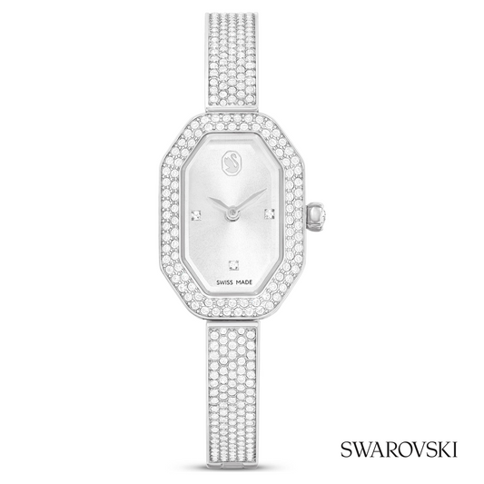 Dextera bangle watch, Swiss Made, Metal bracelet