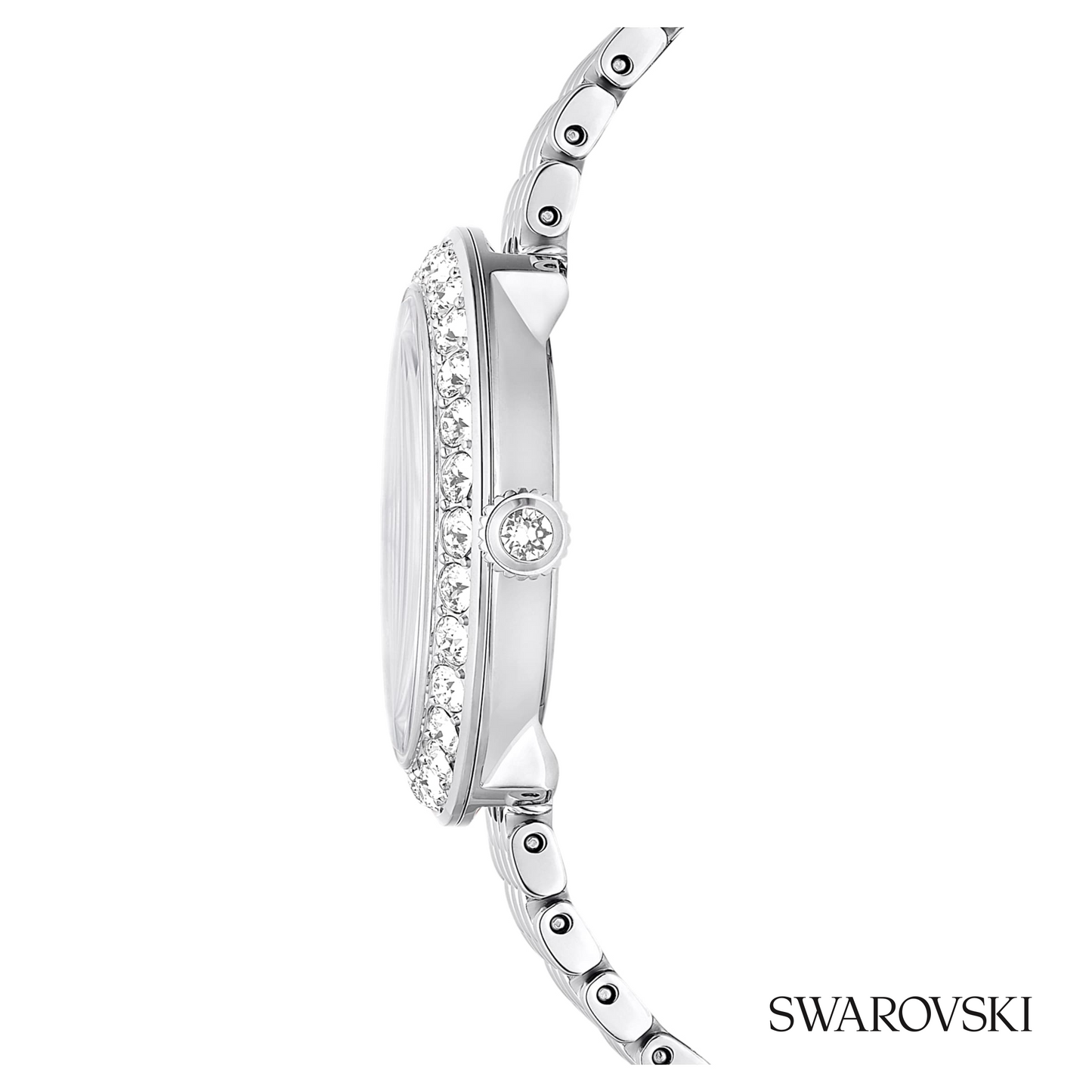 Matrix tennis 7-link watch, Swiss Made, Metal bracelet