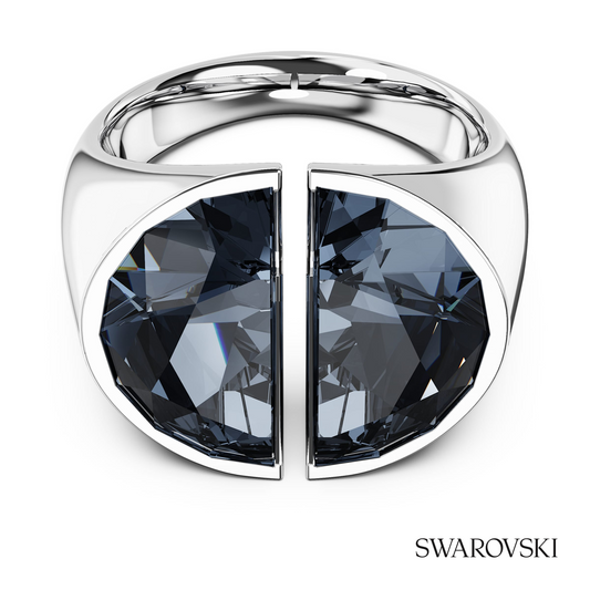 Lucent cocktail ring, Gray, Rhodium plated – item 5674983